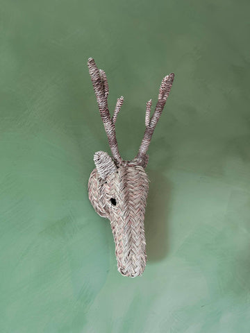 Woven Animal Head, Stag