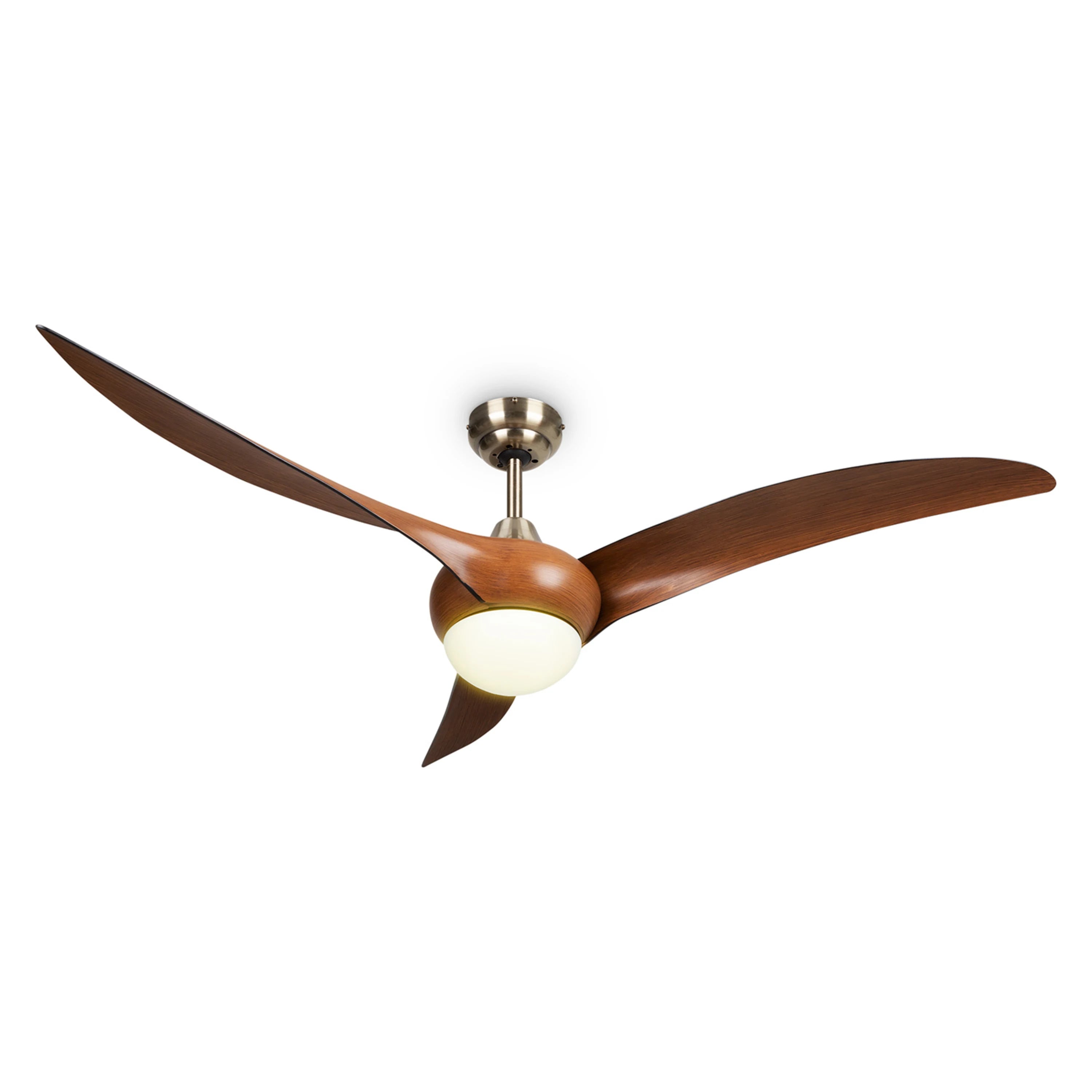 Ventilatore da Soffitto Monteverde – Lampadario 2‑in‑1 con Telecomando, 132 cm, 3 Velocità