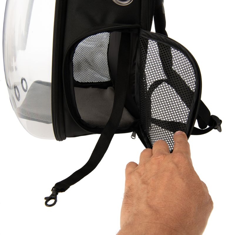 Zaino porta animali View – ventilato, ergonomico, con finestra panoramica – per gatti e cani fino a 6 kg