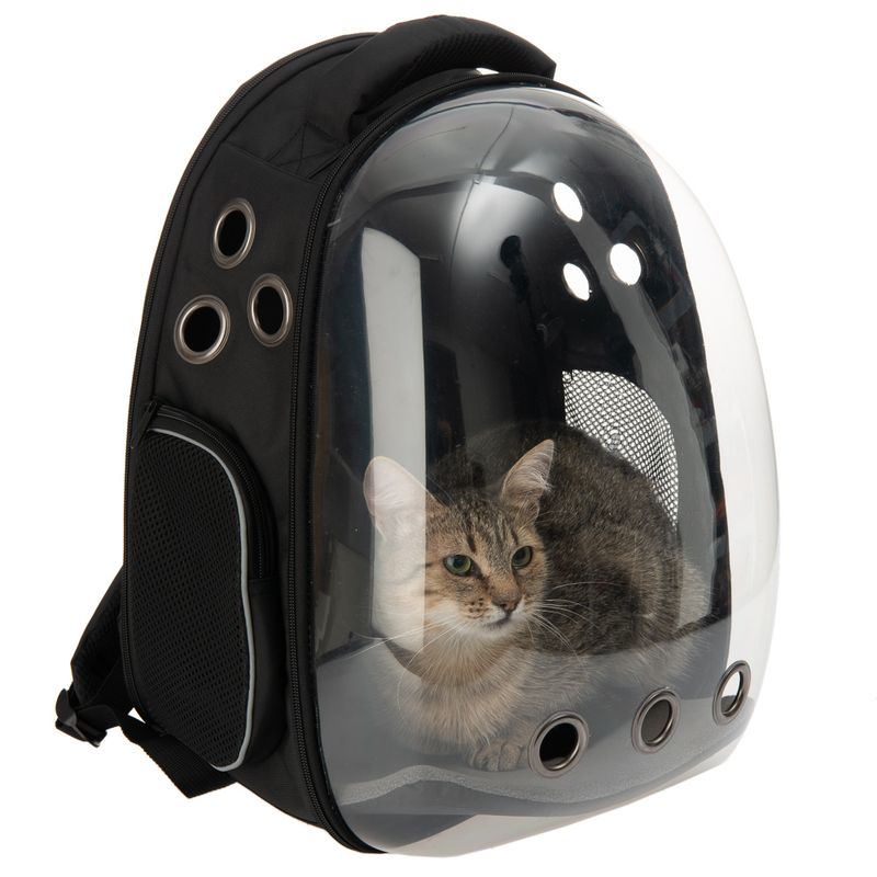 Zaino porta animali View – ventilato, ergonomico, con finestra panoramica – per gatti e cani fino a 6 kg