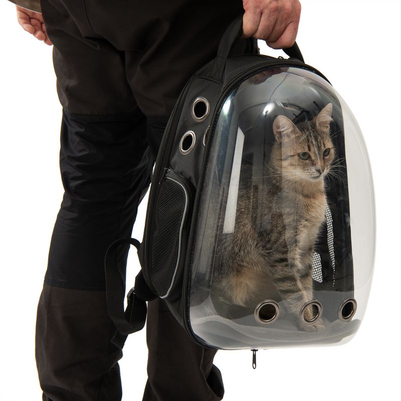 Zaino porta animali View – ventilato, ergonomico, con finestra panoramica – per gatti e cani fino a 6 kg