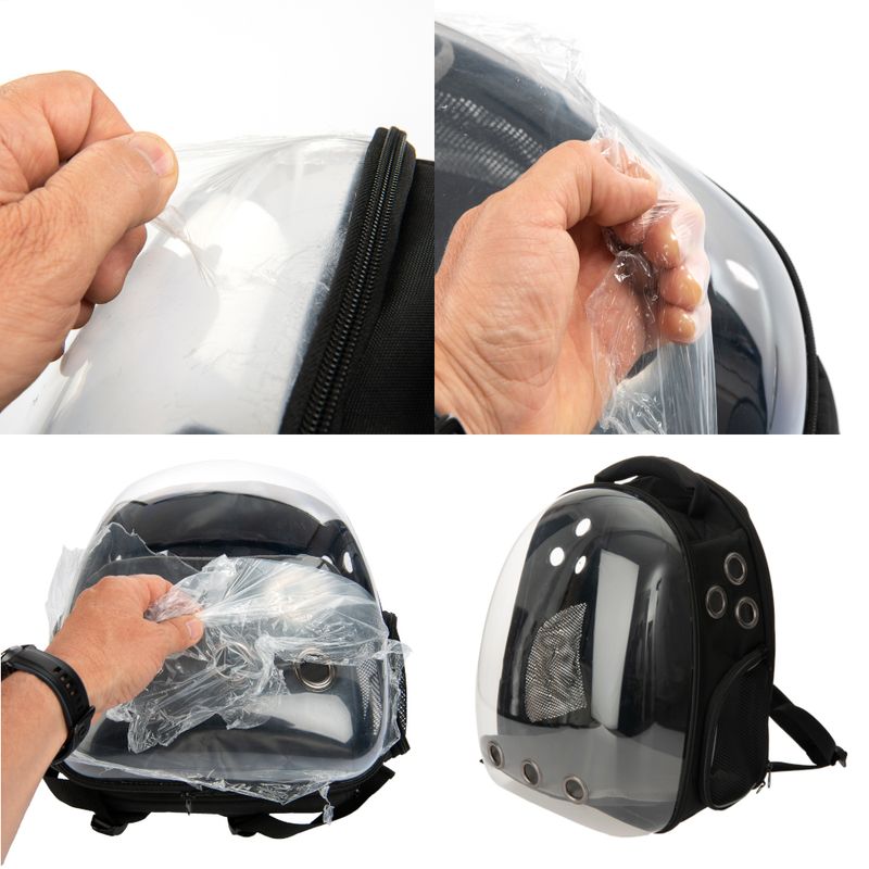 Zaino porta animali View – ventilato, ergonomico, con finestra panoramica – per gatti e cani fino a 6 kg