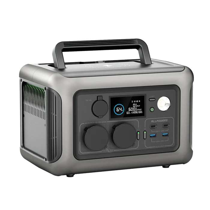 AllPowers R600 – Generatore Solare Portatile da 600 W con Batteria 299 Wh