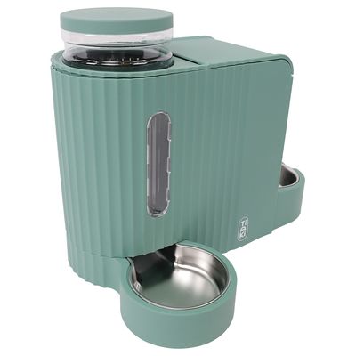 Distributore automatico cibo e acqua TIAKI Perfect Fit – 1,3 kg crocchette e 3 L acqua – per gatti e cani