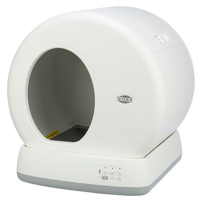 Lettiera autopulente Trixie per gatti – rotazione automatica, contenitore rifiuti 5 L, senza elettricità