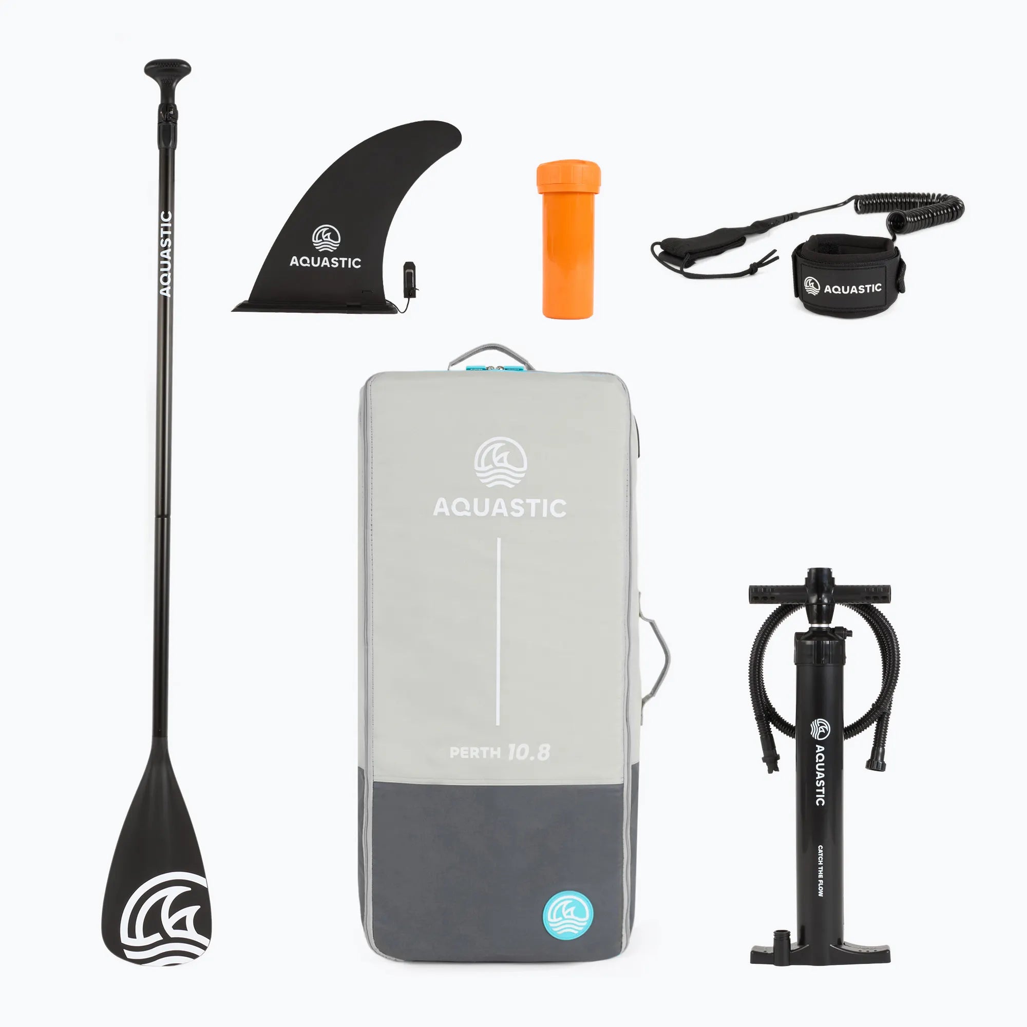 AQUASTIC Perth 10’8″ – Tavola SUP Gonfiabile All‑Round Completa di Accessori