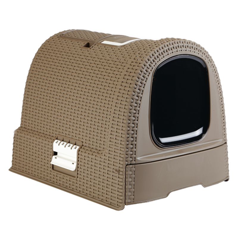Box lettiera portatile con cerniera per gatti – impermeabile, richiudibile e facile da trasportare