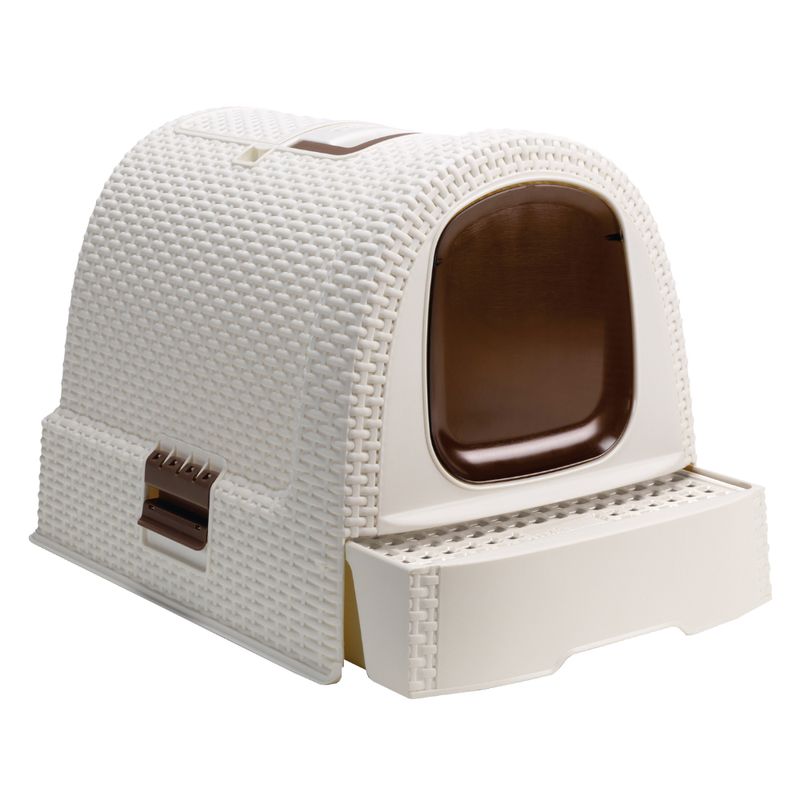 Box lettiera portatile con cerniera per gatti – impermeabile, richiudibile e facile da trasportare