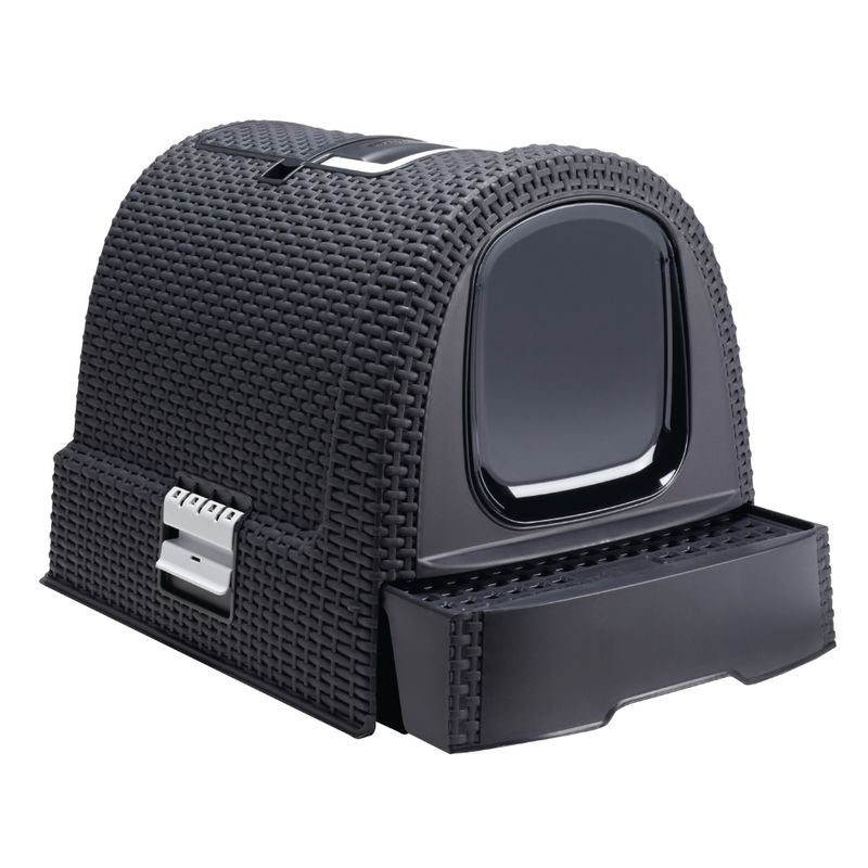 Box lettiera portatile con cerniera per gatti – impermeabile, richiudibile e facile da trasportare