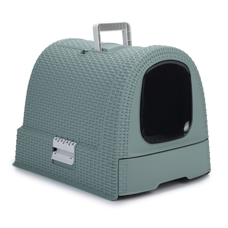 Box lettiera portatile con cerniera per gatti – impermeabile, richiudibile e facile da trasportare