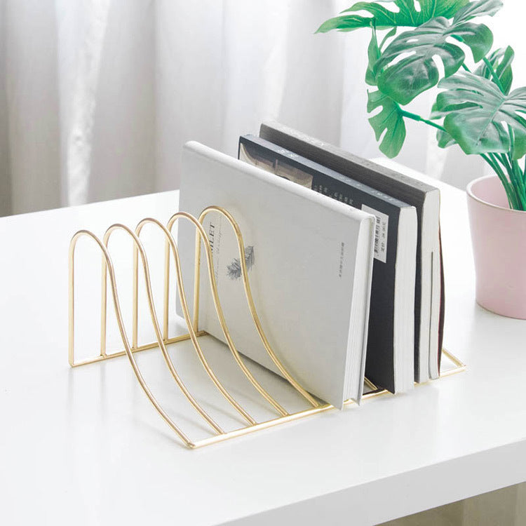 Organizer da Scrivania in Ferro Battuto Stile Nordico – 10 Scomparti 25×17×11,5 cm