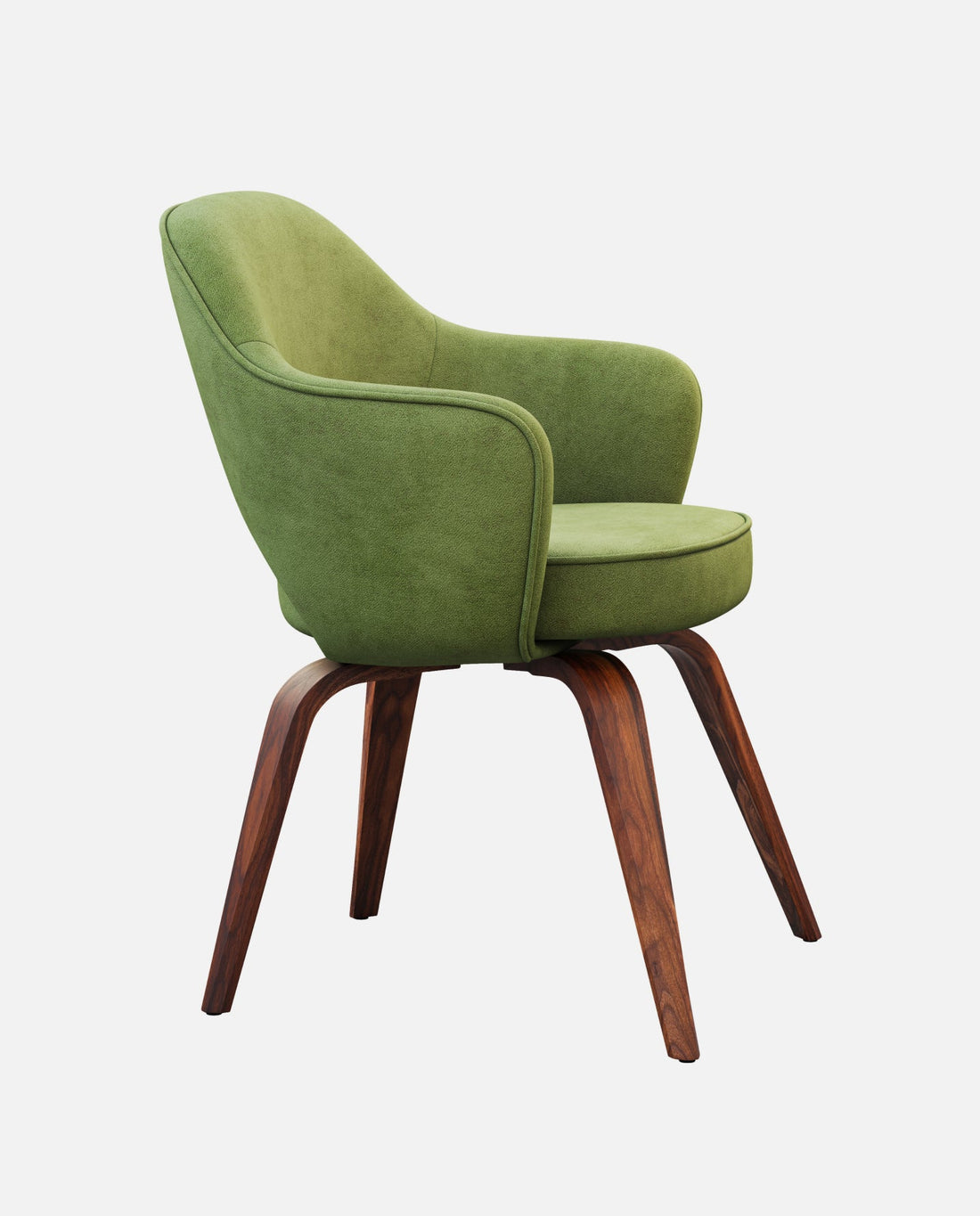 Sedia “Max” in Velluto Verde Scuro – Design Nordico, Solo Spedizione in Italia