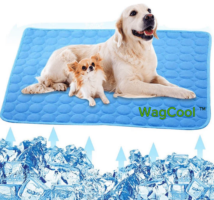 Coolpet Mat – Tappetino refrigerante per cani e gatti – Tessuto Ice-Silk, effetto rinfrescante senza acqua o congelamento