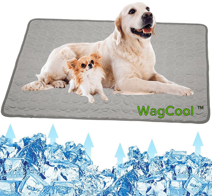 Coolpet Mat – Tappetino refrigerante per cani e gatti – Tessuto Ice-Silk, effetto rinfrescante senza acqua o congelamento