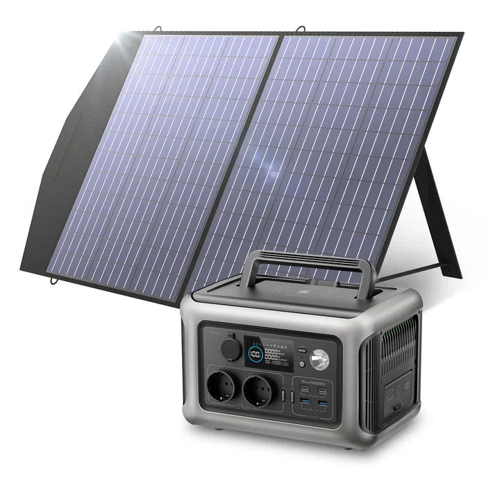 AllPowers R600 – Generatore Solare Portatile da 600 W con Batteria 299 Wh