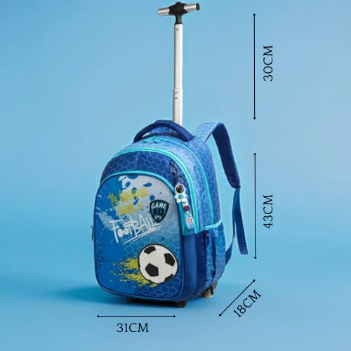Cartable à roulettes garçon – MinotLand