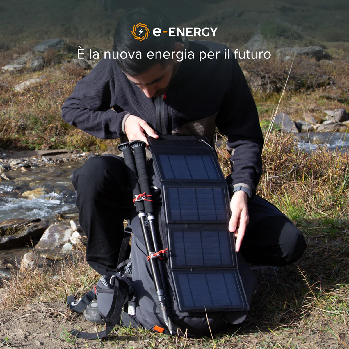 Pannello Solare Pieghevole SBS 10 W – Energia Solare Portatile Leggera ed Efficiente