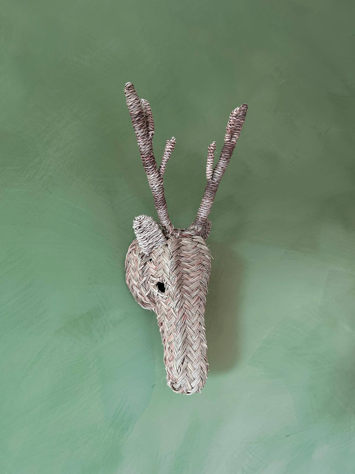 Woven Animal Head, Stag