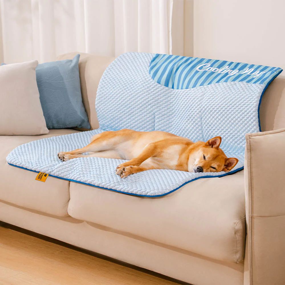 Tappetino rinfrescante grande per cani e gatti – lavabile, antiscivolo, effetto fresco naturale