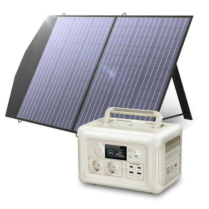 AllPowers R600 – Generatore Solare Portatile da 600 W con Batteria 299 Wh