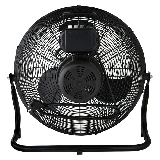 Ventilatore Industriale EQUATION JERVIS3 – Ø 40 cm, 60 W, 3 Velocità, Oscillante, Nero