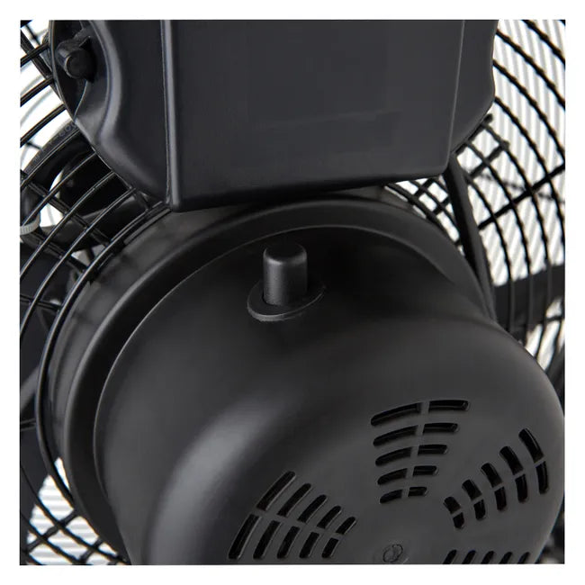 Ventilatore Industriale EQUATION JERVIS3 – Ø 40 cm, 60 W, 3 Velocità, Oscillante, Nero