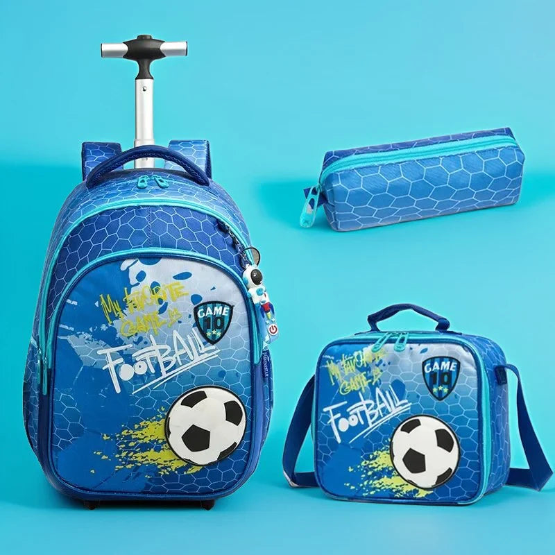 Cartable à roulettes garçon – MinotLand