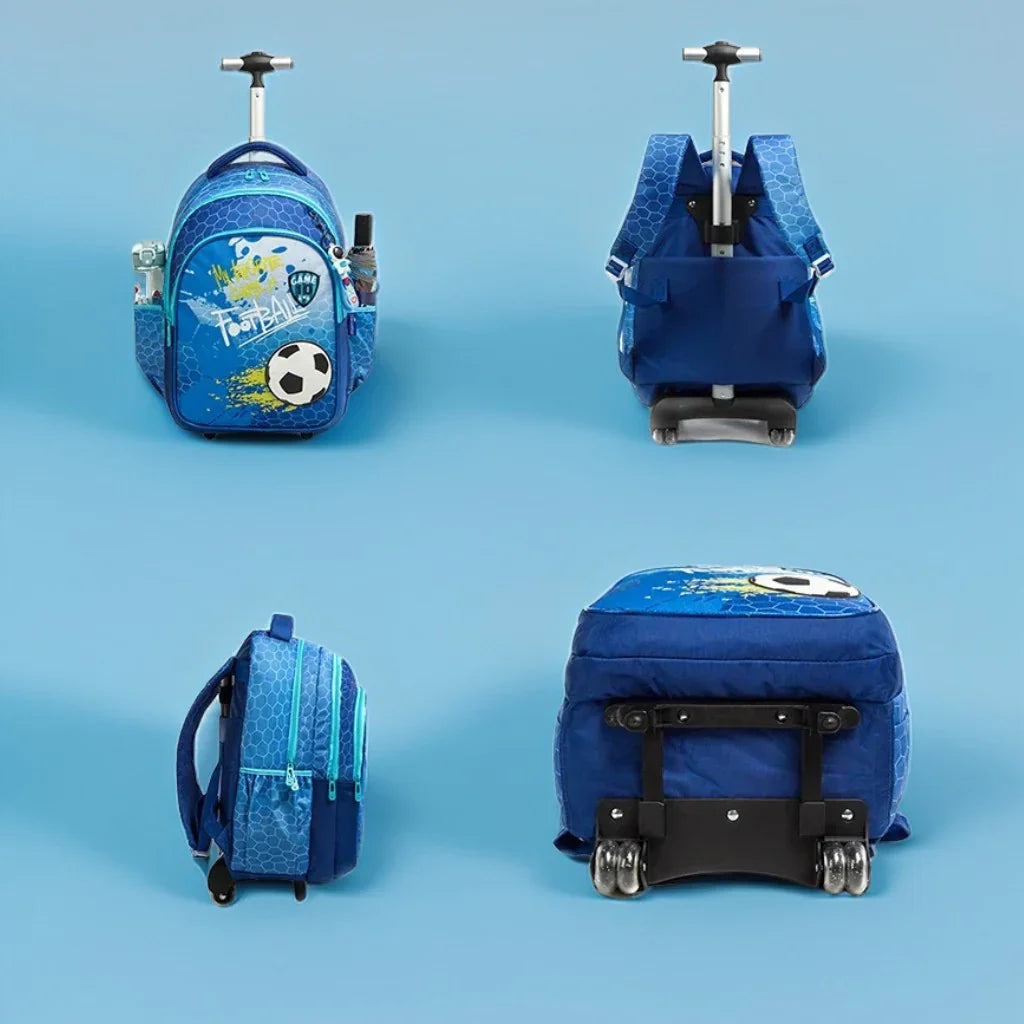 Cartable à roulettes garçon – MinotLand