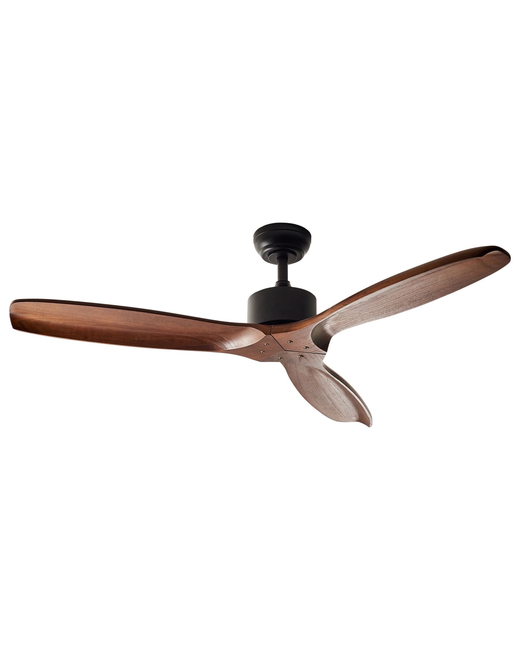 Ventilatore da Soffitto ARANI – Legno Chiaro, Telecomando, 3 Velocità, Rotazione Reversibile
