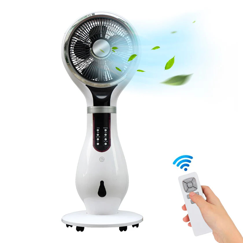 Ventilatore Nebulizzatore DCG VE1850TT – Piantana 80 W, Serbatoio 2,3 L, Telecomando, Timer