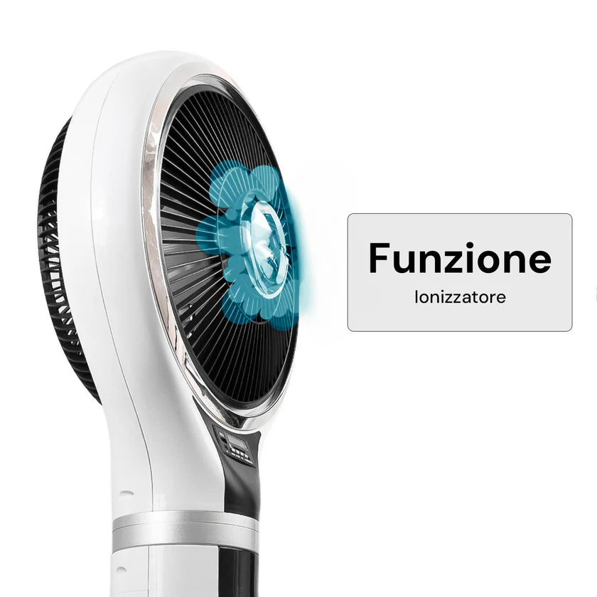 Ventilatore Nebulizzatore DCG VE1850TT – Piantana 80 W, Serbatoio 2,3 L, Telecomando, Timer